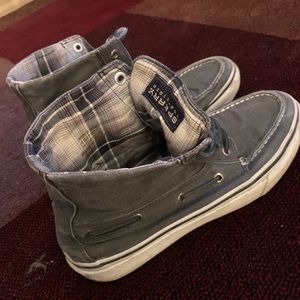Sperry high top shoes